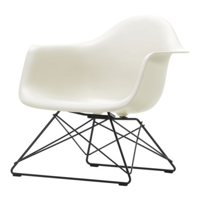 Vitra loungestoel Eames LAR zwart onderstel