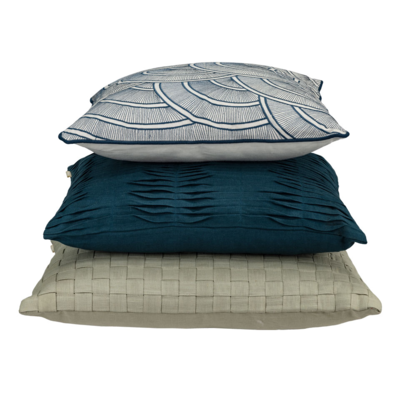 Sierkussen Small wave linnen