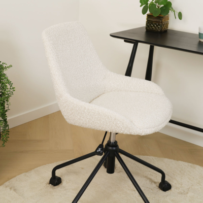 Bureaustoel Nout-Isa - zwart onderstel