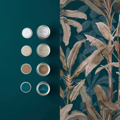 Graham &amp; Brown  vliesbehang  Borneo Teal