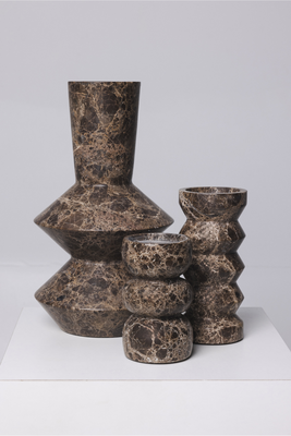 Rhombus kaarshouder bruin 