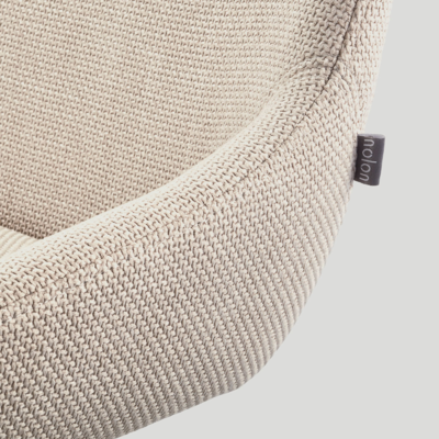 Bureaustoel Nout-Isa - zwart onderstel