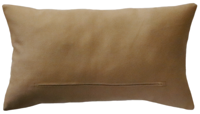 Kussen ruit camel 60x33cm