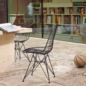 Vitra draadstoel Eames Wire Chair DKR