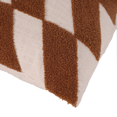 Kussen Zoe coffee 50x35 cm