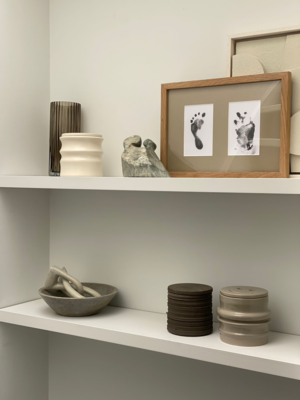 Kaars Shape 03.01 Candle &amp; Happy lid Concrete