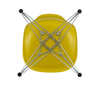 Vitra stoel Eames DSR Chroom onderstel
