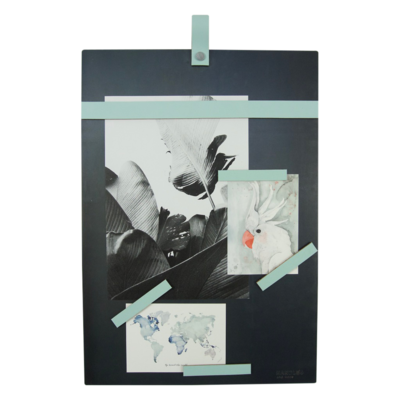 Magneetbord met magneetstrips