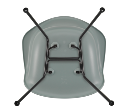 Vitra stoel Eames DAX Basic Dark onderstel