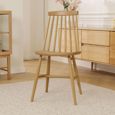 Filou berkenhouten spijlenstoel