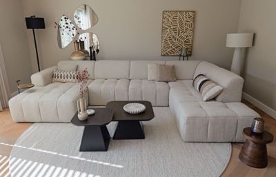 JaxxChoice hoekbank U-model Kady