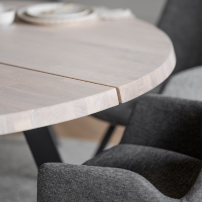 Eettafel Fred rond zwart