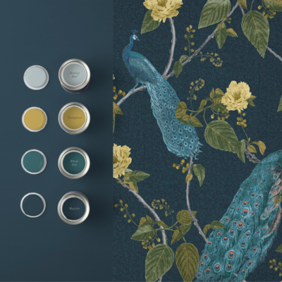 Graham &amp; Brown  vliesbehang  Resplendence Navy