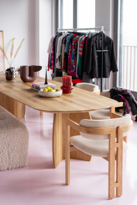 Divio tafel Blanke olie 120cm