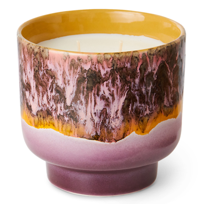 HKliving 70s ceramics scented candle - Cape town