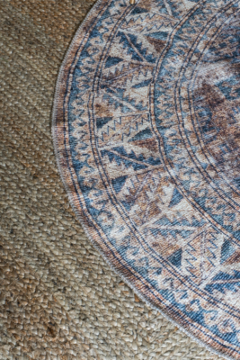 Vloerkleed Laria Blue 1 - Rond