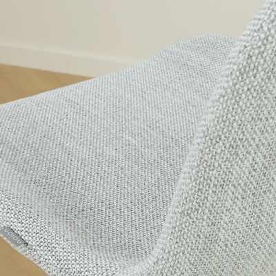 Eetkamerstoel Noa-Fé gestoffeerd - zwart onderstel