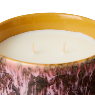 HKliving 70s ceramics scented candle - Cape town