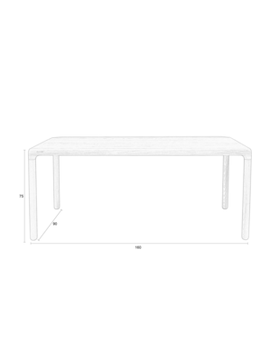 Zuiver Storm Eettafel