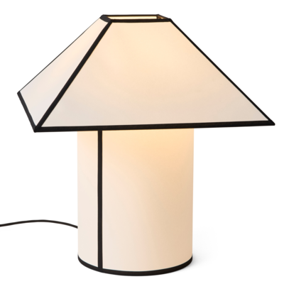 Ava Pyramid table lamp white
