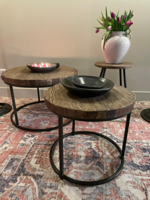 Hardsteen Chapati schaal zwart