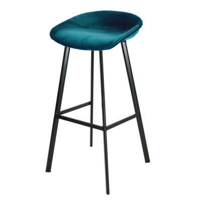 Kick barkruk Finn hoog (zithoogte 80 cm)