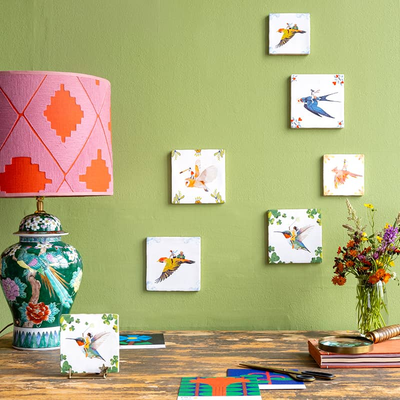 StoryTiles wandtegel Geluksvogel