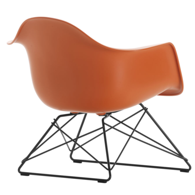 Vitra loungestoel Eames LAR zwart onderstel