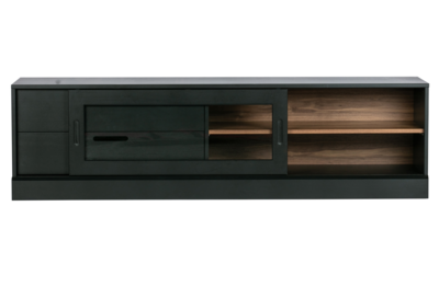 James tv-meubel noten/zwart [fsc]