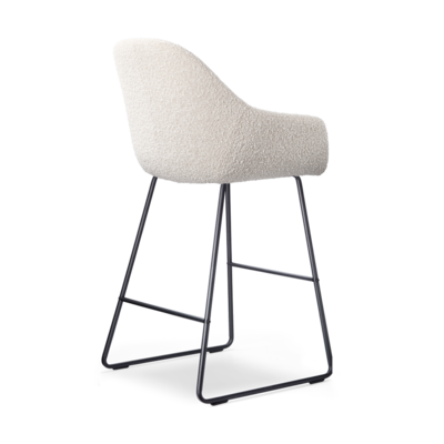 Barkruk Nino-Mae zwart onderstel - 65 cm