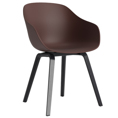 HAY stoel AAC 222 eiken zwart gelakt frame