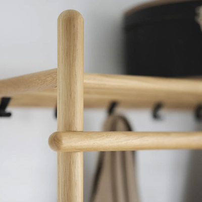 Eikenhouten kledingrek Milford