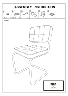 Kick Buisframestoel IVY