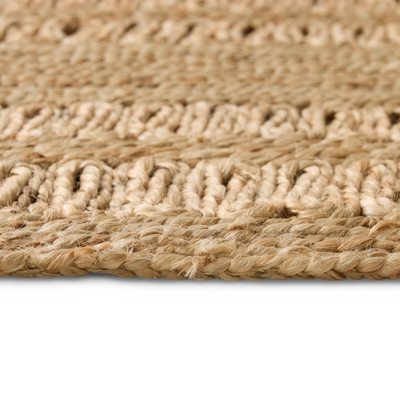 Soleil jute runner oval (60x165cm)