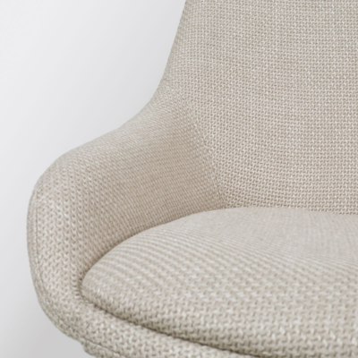 Bureaustoel Nout-Isa - zwart onderstel