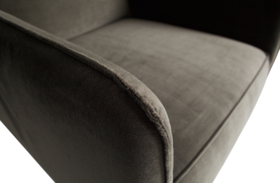 Fauteuil Statement met arm fluweel