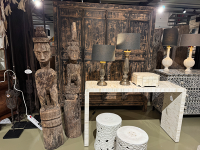 Lamp voet wit metaal uniek