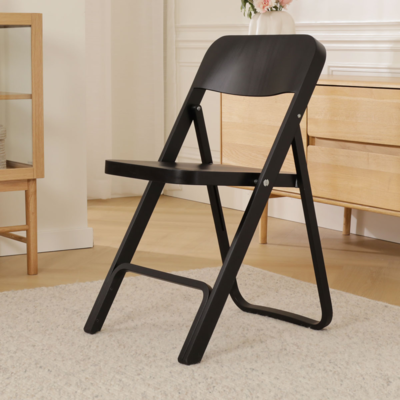 Flip - Houten klapstoel en rek