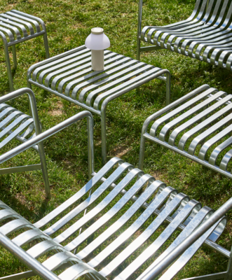 HAY Palissade Ottoman Hot Galvanised