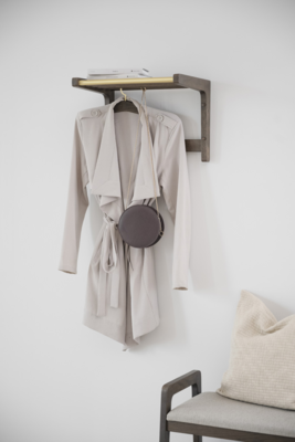 Kapstok Inverness - donker eiken