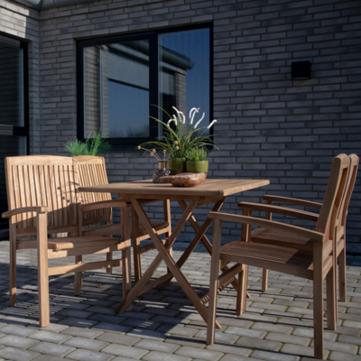 Houten tuintafel Jane