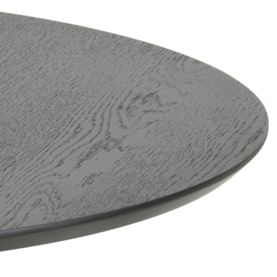 Glasgow Salontafel - Ø80 cm - Zwart