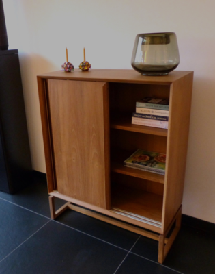 Wandkast Scandinavisch Midcentury hout