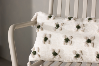 Elan Kussenhoes 30x50cm - Wit