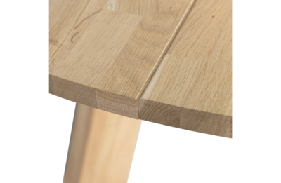 Eettafel Rhonda eiken naturel