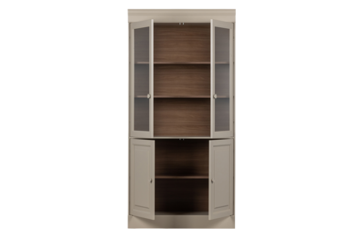 vtwonen vitrinekast Chow 4-deurs Vitrinekast Chow 4-deurs - Dakargrau