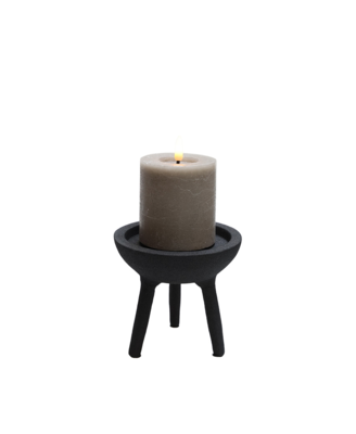 kandelaar Luro rough black
