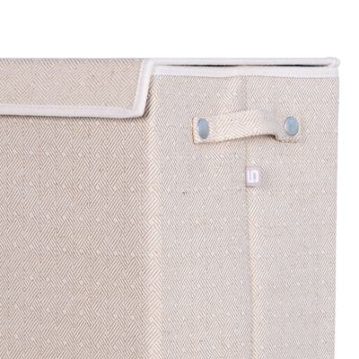 Wasmand rechthoek beige square