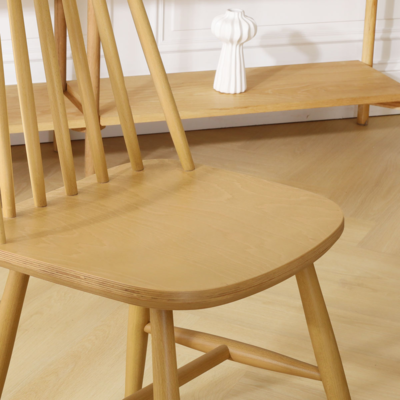 Filou berkenhouten spijlenstoel