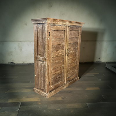 Kast 2 deur shutter naturel